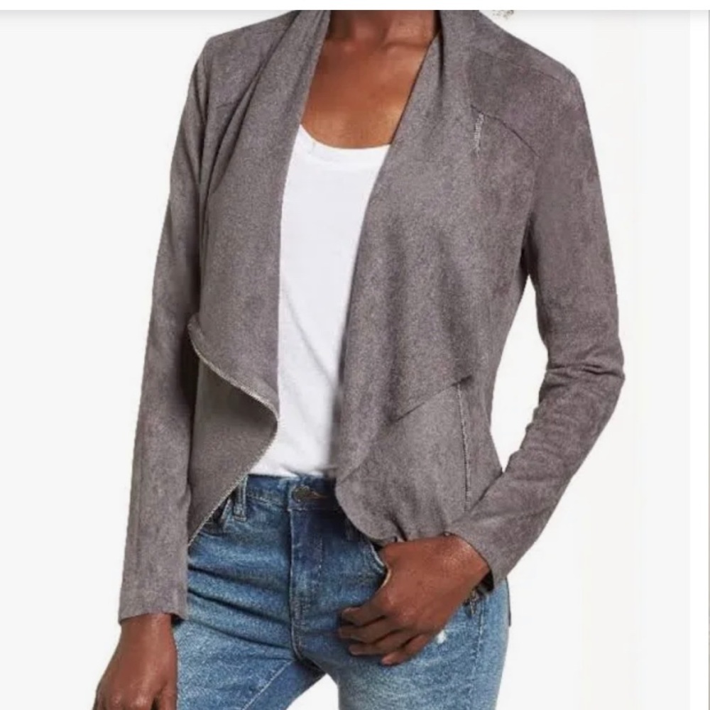 Blank NYC faux suede jacket
